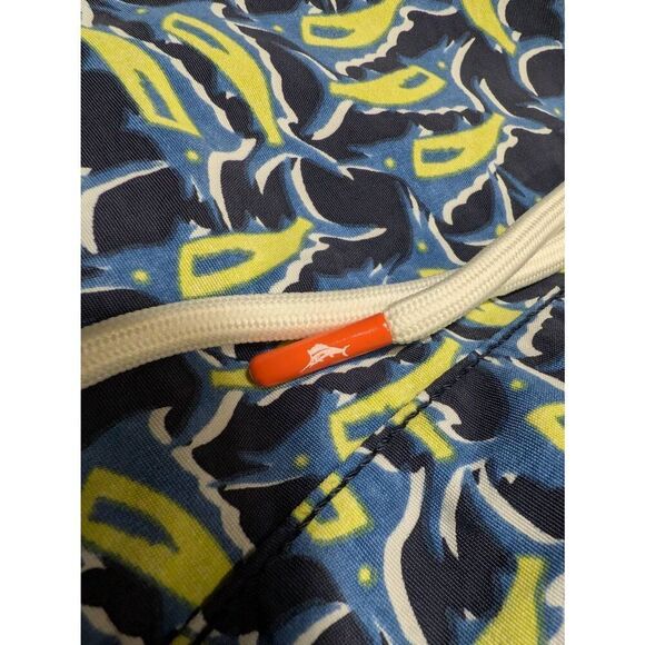 Tommy Bahama Naples Moorea Marlins Swim Suit Ocean Deep Men's 2XL - Picture 4 of 5